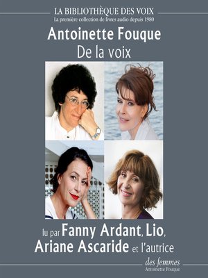 cover image of De la voix